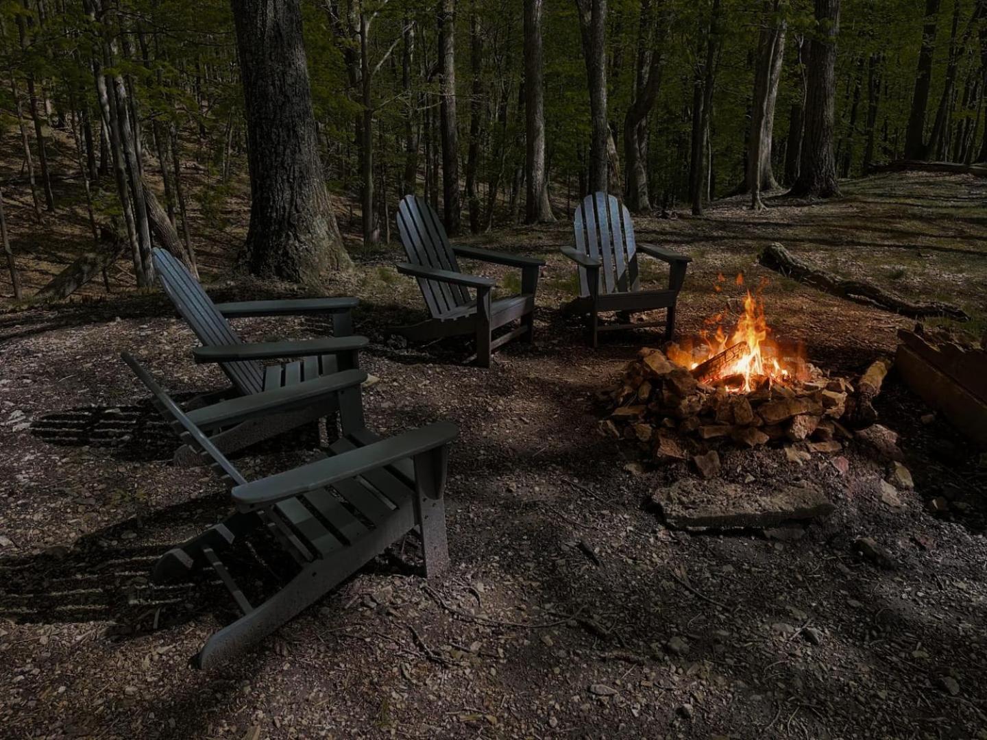 Hot Tub, Large Deck, Wifi, Fire Pit At Chalet Cabin Morton Grove Esterno foto